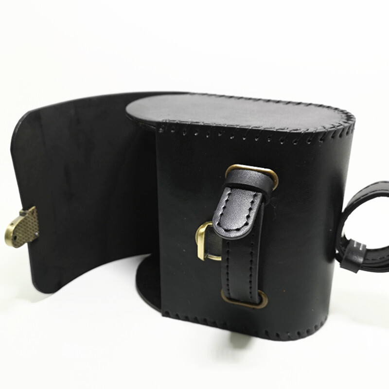 Q1071 Torbe za bicikl Vintage repna torba Kožna planinska cesta Death Coaster Bag Bicikl smeđa crna