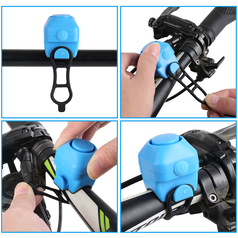 1 ks Bicykel Elektronický hlasný výstražný zvonček Bezpečnostná siréna na riadidlá bicykla Alarmový zvonček Cyklistické príslušenstvo