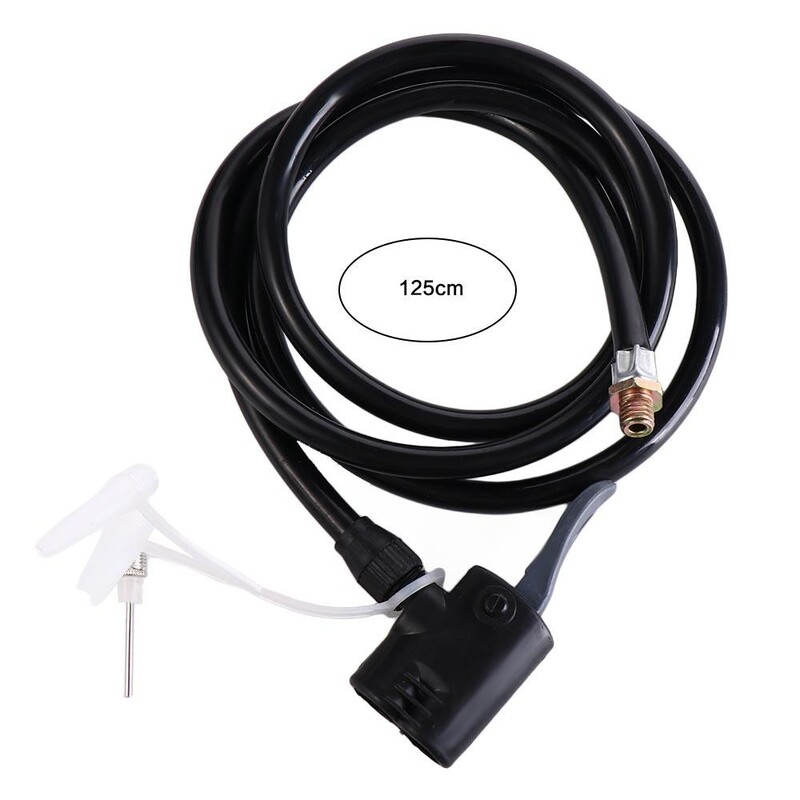 Produženo crijevo pumpe za bicikl protiv smrzavanja Konektor zračne pumpe 125 cm 2 u 1 produžna cijev zračne pumpe Zamjena traheje