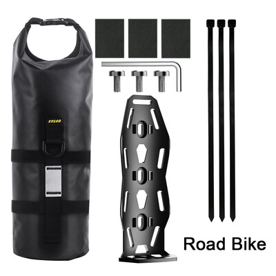 Velosipēda priekšējā dakšu soma āra ūdensnecaurlaidīga soma 5 L ietilpība šosejas kalnu velosipēdam tālsatiksmes ceļojumu soma Velosipēdu komplekts Velosipēdu nodalījums