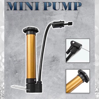 Mini Bicycle Pump Εγχειρίδιο Συσκευή φουσκώματος Αξεσουάρ άντλησης τροχών ποδηλάτου Φορητή μπάλα μπάσκετ Ποδηλασίας Ποδόσφαιρο A P2f0