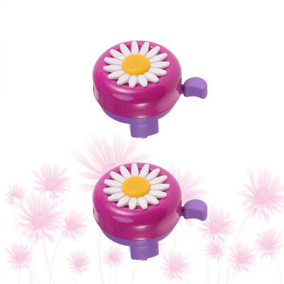 2 ks ružový zvonček na bicykel pre deti detské bicykle kvetinová princezná príslušenstvo dieťa