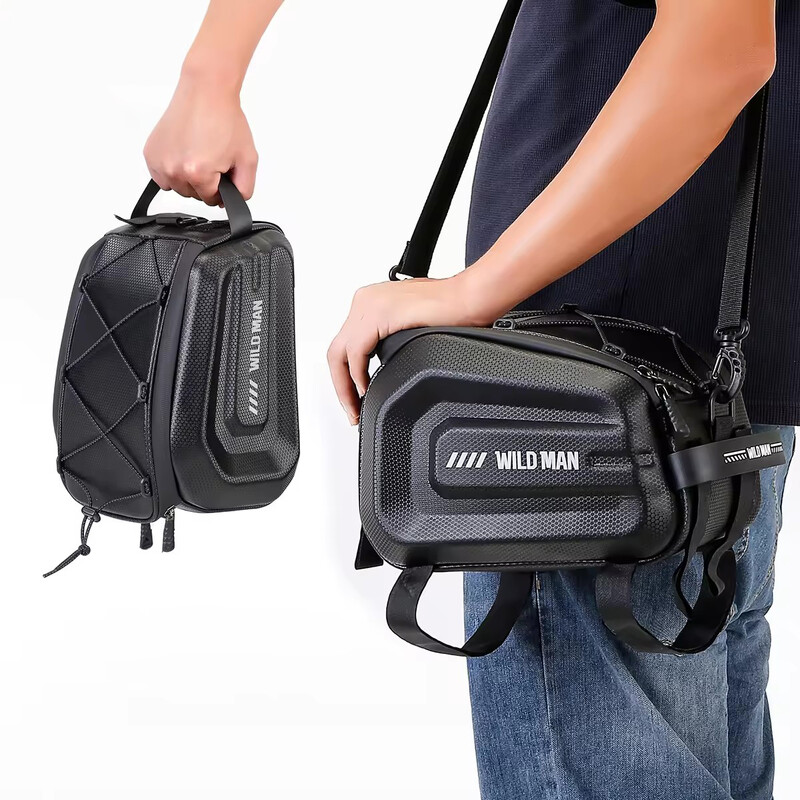 Biciklistička torba za stražnje sjedalo bicikla, dvostruka vodootporna, patentni zatvarač, prtljažnik bicikla Pannier4L Kapacitet Vodootporni nosač na stražnjem sjedalu Cargo Po