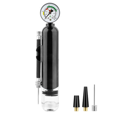 20PSI ručna pumpa za lopte s manometrom Ručna pumpa za gume Otporna na prašinu Pumpa za gume za motocikle Sportski dodaci