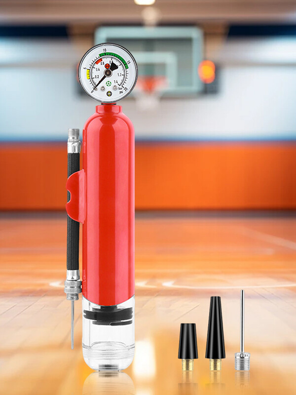 20PSI ručna pumpa za lopte s manometrom Ručna pumpa za gume Otporna na prašinu Pumpa za gume za motocikle Sportski dodaci