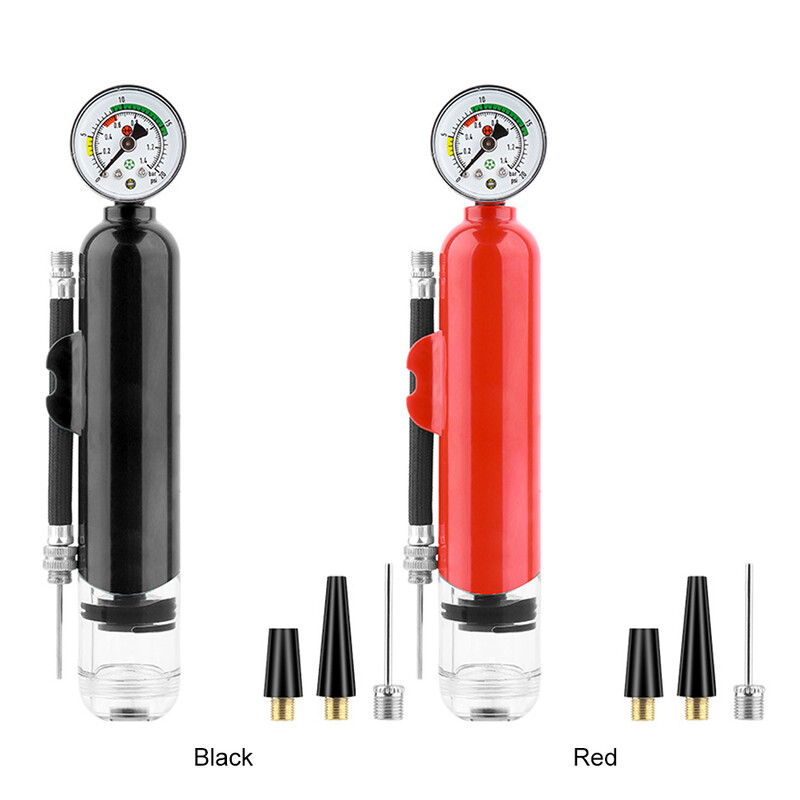20PSI ručna pumpa za lopte s manometrom Ručna pumpa za gume Otporna na prašinu Pumpa za gume za motocikle Sportski dodaci