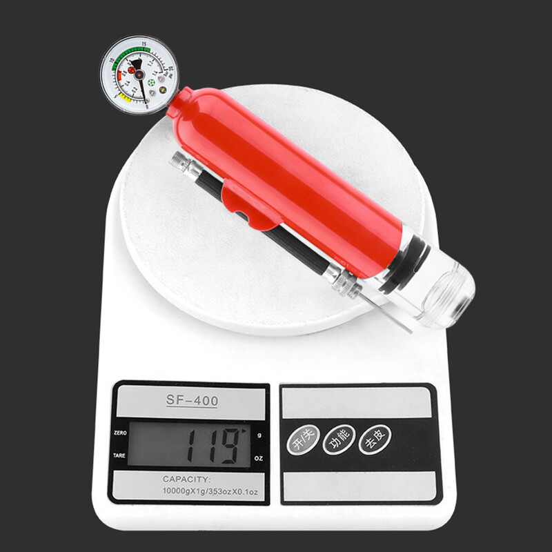 20PSI ručna pumpa za lopte s manometrom Ručna pumpa za gume Otporna na prašinu Pumpa za gume za motocikle Sportski dodaci