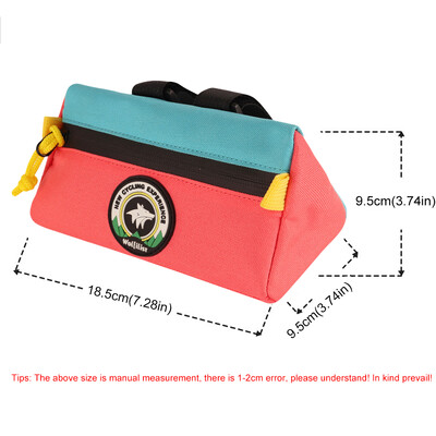 Geantă pentru ghidon pentru copii Geanta pentru ghidon pentru bicicletă Pachet de coș pentru fața bicicletei Husă triunghiulară Geantă impermeabilă pentru calafat Accesorii pentru bicicletă