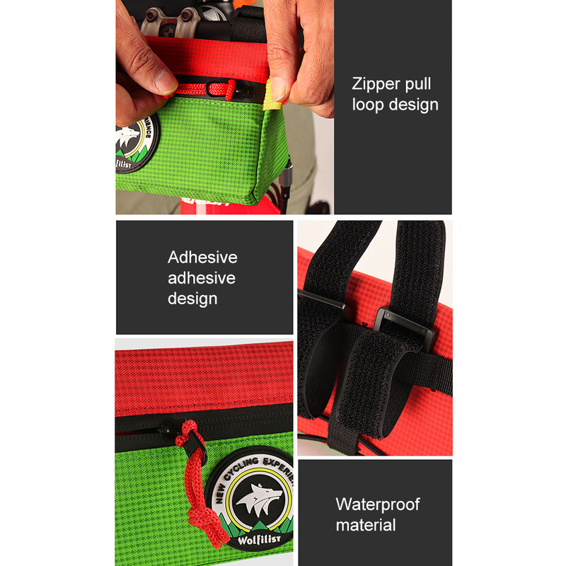 Geantă pentru ghidon pentru copii Geanta pentru ghidon pentru bicicletă Pachet de coș pentru fața bicicletei Husă triunghiulară Geantă impermeabilă pentru calafat Accesorii pentru bicicletă