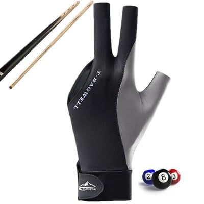 Bilijarske rukavice za bilijar Brzosušeći prozračni štap Sportske rukavice Neklizajuće rukavice Elastične rukavice za bazen s 3 prsta za muškarce ili žene