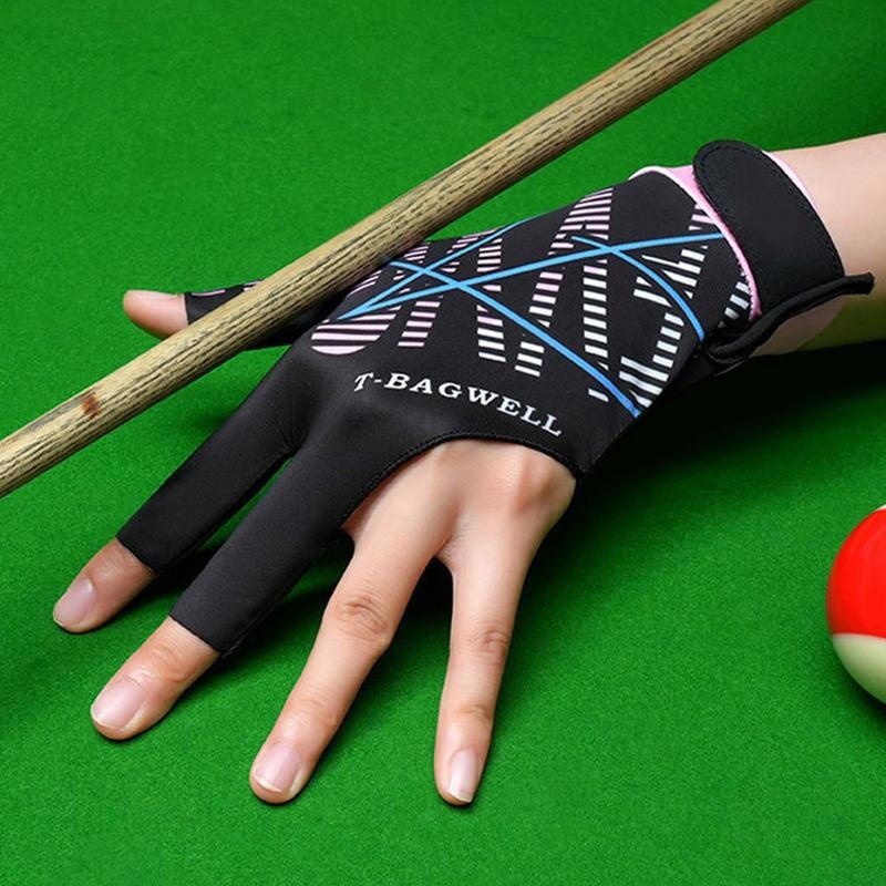 Bilijarske rukavice za bilijar Brzosušeći prozračni štap Sportske rukavice Neklizajuće rukavice Elastične rukavice za bazen s 3 prsta za muškarce ili žene
