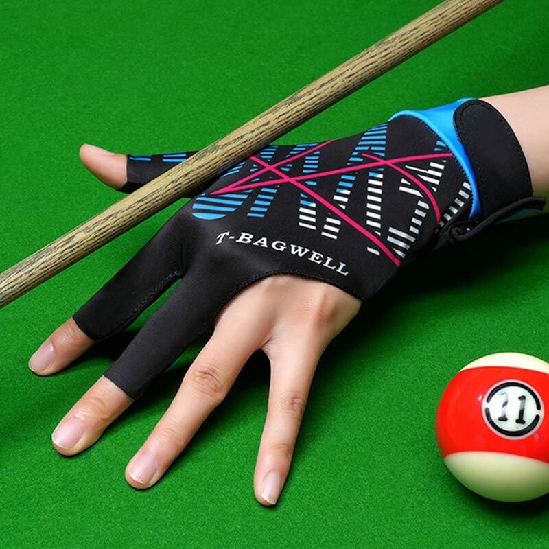 Bilijarske rukavice za bilijar Brzosušeći prozračni štap Sportske rukavice Neklizajuće rukavice Elastične rukavice za bazen s 3 prsta za muškarce ili žene