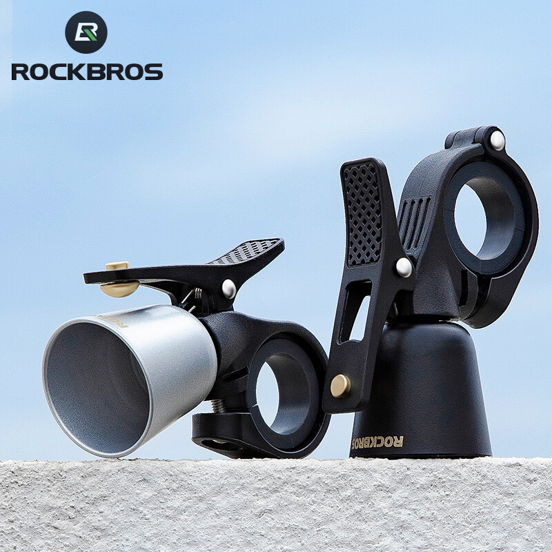 ROCKBROS Bicikl Mjedeni poklopac zvona Najlonski vijak od nehrđajućeg čelika Prozirni prsten s visokim decibelima MTB cestovni bicikl Retro Dodaci za bicikle zvona