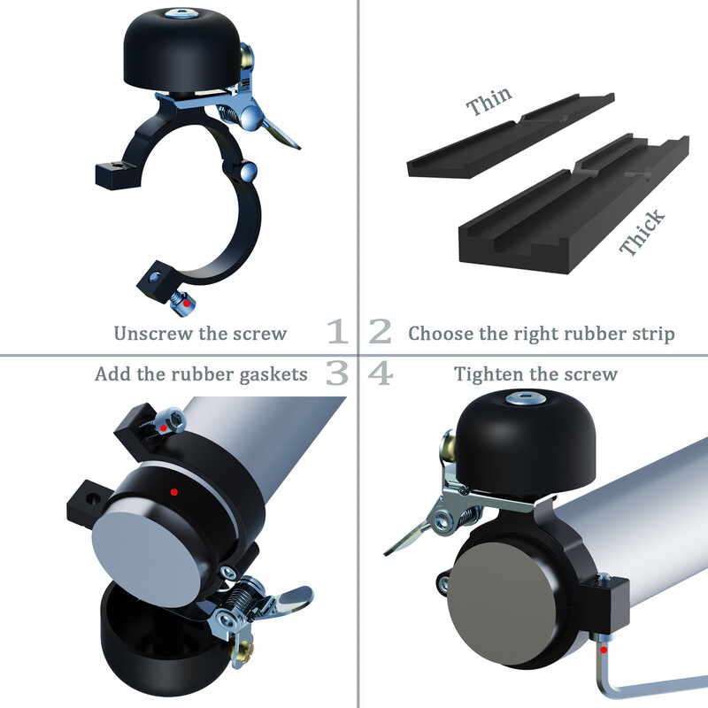 Odlično klasično mesingano zvono za bicikl, zvono za bicikl s jasnim i glasnim zvukom, sirena za brdski bicikl, sirena za sigurnosnu vožnju, dodaci za biciklizam