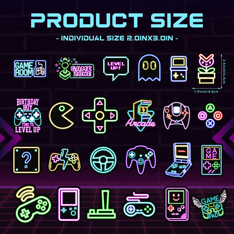 Neonske naljepnice s grafitima koji svijetle u mraku 65 KOM Svjetleće naljepnice s lubanjom radnika Samoljepljive fluorescentne ukrasne naljepnice