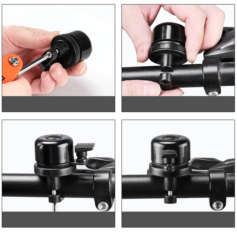 Klasično zvono za bicikl za Apple AirTag kućište Vodootporno AirTag nosač za bicikl Zvono za bicikl za zračnu oznaku GPS Tracker ispod držača zvona za bicikl