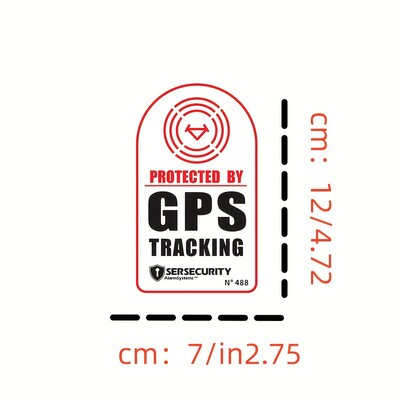 Autocolant cu alarmă de urmărire GPS Autocolant reflectorizant de avertizare pentru biciclete Decal antifurt pentru motocicletă, scuter, avertisment de mașină cu ridicata