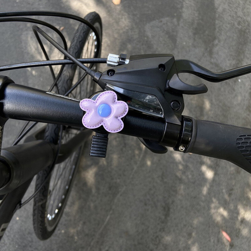 Roztomilý zvonček na bicykel Mini klaksón na bicykel Vtipný detský zvonček na bicykel s alarmom v tvare kvetu Zvonček na bicykle Príslušenstvo pre cyklistiku