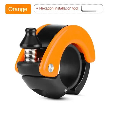 Láthatatlan kerékpárcsengő alumíniumötvözet mini kagylócsengő Crisp Sound kerékpár kormánycsengő biztonsági kerékpártartozékok