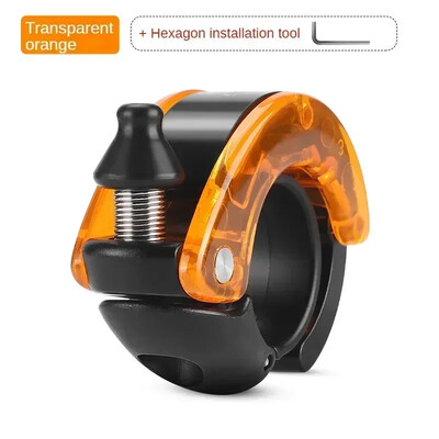 Láthatatlan kerékpárcsengő alumíniumötvözet mini kagylócsengő Crisp Sound kerékpár kormánycsengő biztonsági kerékpártartozékok