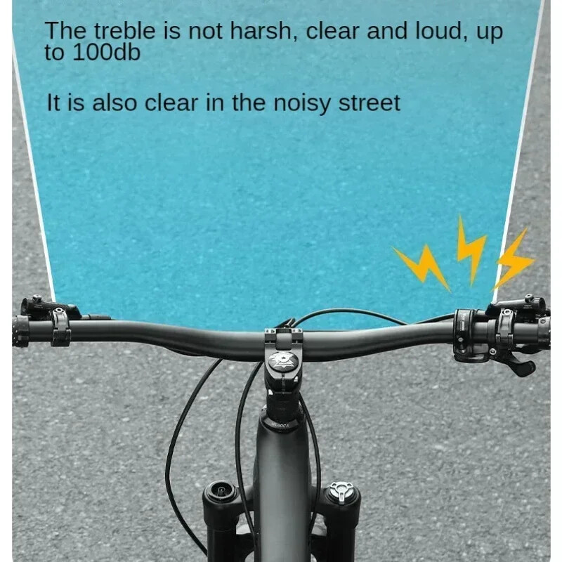 Láthatatlan kerékpárcsengő alumíniumötvözet mini kagylócsengő Crisp Sound kerékpár kormánycsengő biztonsági kerékpártartozékok