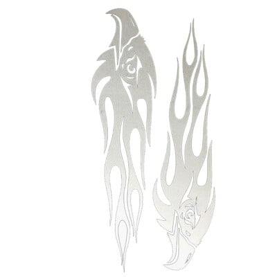 Eagle Flame Sticker Cool Styling Univerzalni reflektirajući motocikl Bicikl Auto Naljepnice Dekoracija DIY Upozorenje Sigurnosne reflektorske trake