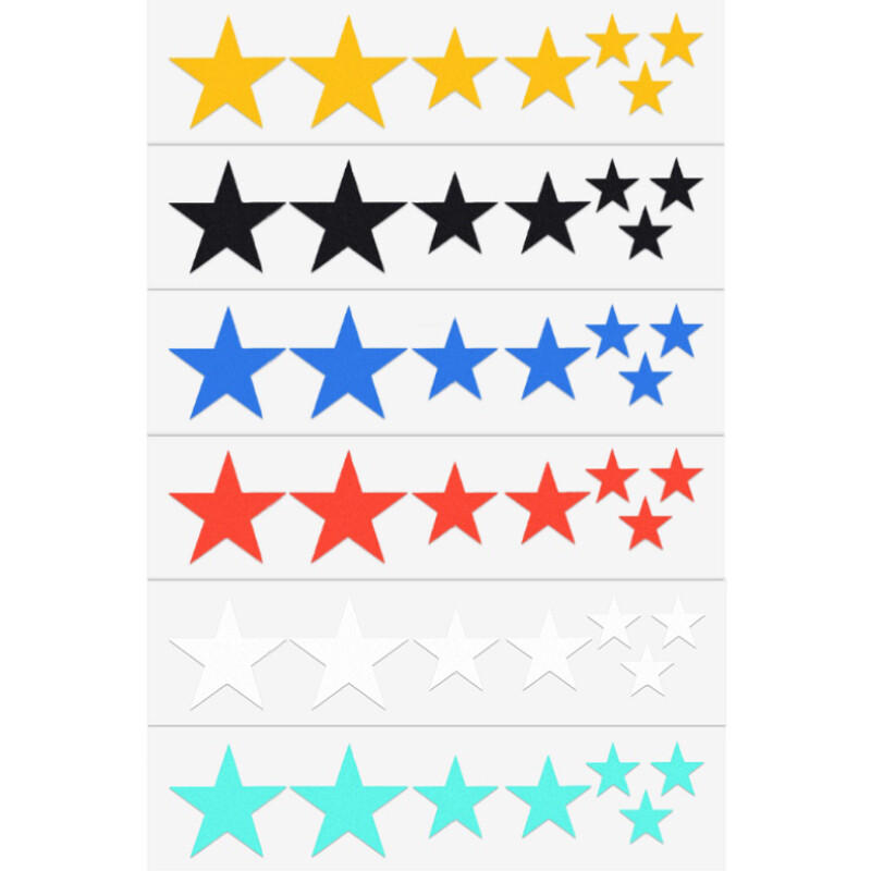 1 foi autocolante reflectorizante pentru biciclete de munte cadru autocolant pentru jante stele fluorescente MTB reflector de biciclete accesorii