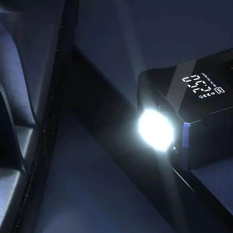 Mini automobilska zračna pumpa Prijenosni digitalni zaslon Bežični zračni kompresor 150PSI Brzo napuhavanje za igračke za bazen Motociklističke gume