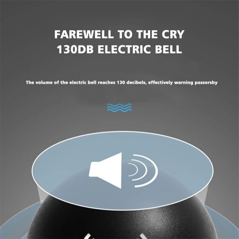 Električno zvono za bicikl, Sirena za bicikl, Vodootporno zvono, Sigurnosno upozorenje, Alarm, Zvono na upravljaču, Dodaci za biciklizam