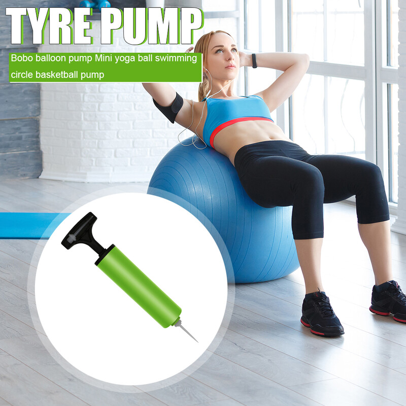 Pompă de aer portabilă Inel de înot de fotbal Minge gonflabilă pentru pneuri de baschet