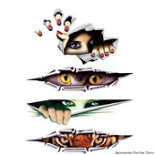 Auto Auto 3D Kreativna naljepnica Modificirana naljepnica Eyes Peeking Monster Vodootporne naljepnice za kućni motocikl Naljepnice protiv ogrebotina
