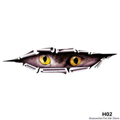 Auto Auto 3D Kreativna naljepnica Modificirana naljepnica Eyes Peeking Monster Vodootporne naljepnice za kućni motocikl Naljepnice protiv ogrebotina
