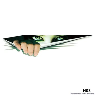 Auto Auto 3D Kreativna naljepnica Modificirana naljepnica Eyes Peeking Monster Vodootporne naljepnice za kućni motocikl Naljepnice protiv ogrebotina