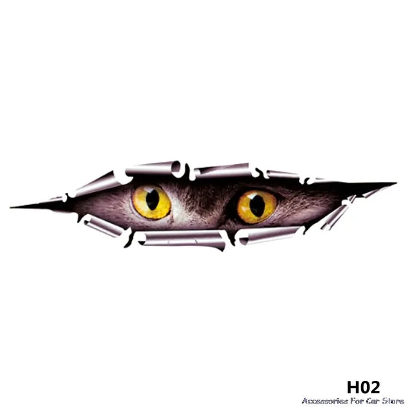 Auto Auto 3D Kreativna naljepnica Modificirana naljepnica Eyes Peeking Monster Vodootporne naljepnice za kućni motocikl Naljepnice protiv ogrebotina