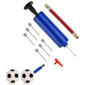 10 τμχ/σετ Εύκαμπτος σωλήνας βόλεϊ Μπάσκετ ποδοσφαίρου μπάσκετ με βελόνα χειροκίνητη αντλία αέρα 8 ιντσών Ανθεκτικό Balloon Ball Iator Portable