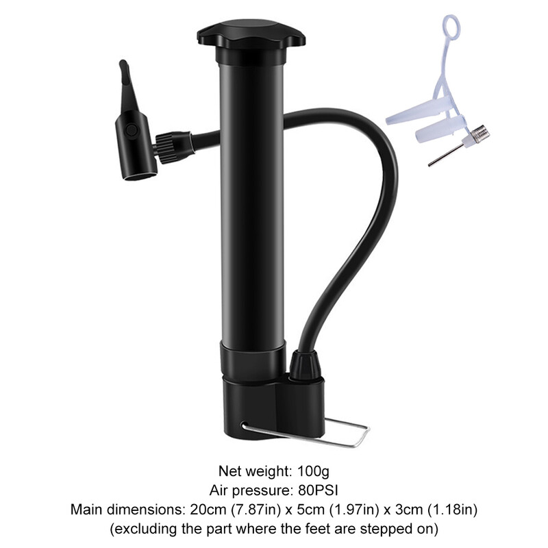 80PSI biciklistička ručna zračna pumpa Schrader ventil balon pumpa za gume Lagana biciklistička pumpa za gume za cestovne brdske bicikle lopte