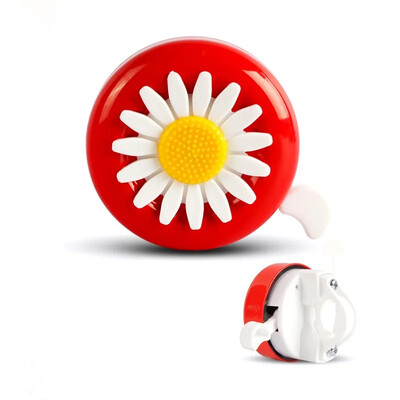 Raznobojno dječje smiješno zvono za bicikle, cvijet tratinčice, rogovi, bicikl, biciklistički prsten za djecu, djevojčice, alarm za upravljače, legure, plastike, vruće