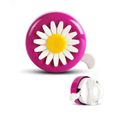 Raznobojno dječje smiješno zvono za bicikle, cvijet tratinčice, rogovi, bicikl, biciklistički prsten za djecu, djevojčice, alarm za upravljače, legure, plastike, vruće