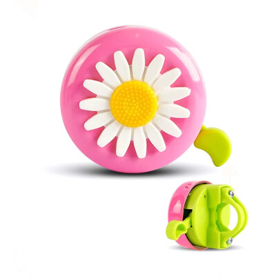 Raznobojno dječje smiješno zvono za bicikle, cvijet tratinčice, rogovi, bicikl, biciklistički prsten za djecu, djevojčice, alarm za upravljače, legure, plastike, vruće