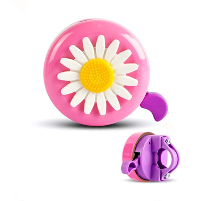 Raznobojno dječje smiješno zvono za bicikle, cvijet tratinčice, rogovi, bicikl, biciklistički prsten za djecu, djevojčice, alarm za upravljače, legure, plastike, vruće