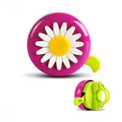 Raznobojno dječje smiješno zvono za bicikle, cvijet tratinčice, rogovi, bicikl, biciklistički prsten za djecu, djevojčice, alarm za upravljače, legure, plastike, vruće