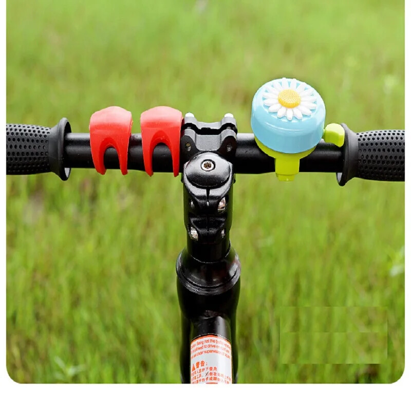 Raznobojno dječje smiješno zvono za bicikle, cvijet tratinčice, rogovi, bicikl, biciklistički prsten za djecu, djevojčice, alarm za upravljače, legure, plastike, vruće