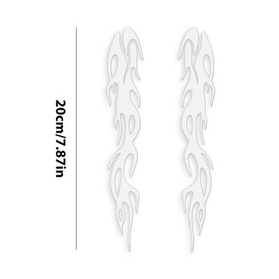 Zanimljive naljepnice u obliku plamena za motocikle Reflektirajuće naljepnice s plamenom Vodootporne naljepnice za automobile Naljepnice za motocikle