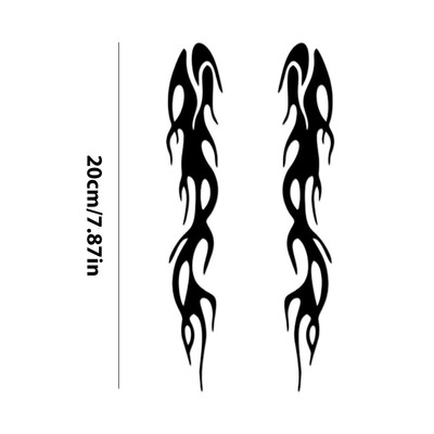 Zanimljive naljepnice u obliku plamena za motocikle Reflektirajuće naljepnice s plamenom Vodootporne naljepnice za automobile Naljepnice za motocikle