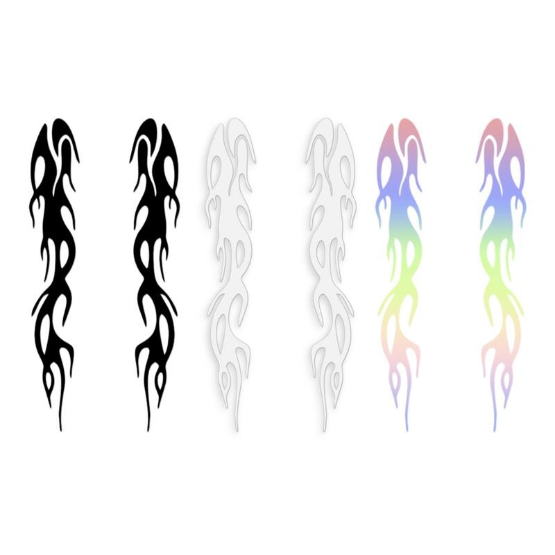 Zanimljive naljepnice u obliku plamena za motocikle Reflektirajuće naljepnice s plamenom Vodootporne naljepnice za automobile Naljepnice za motocikle