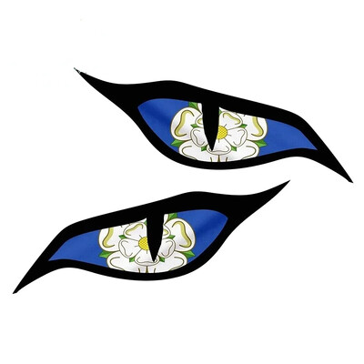 Naljepnice za automobile za zle žute oči RV motocikle Okluzija Ogrebotine Vodootporno vjetrobransko staklo VAN Anime naljepnice VINILNE NALJEPNICE Proizvodi