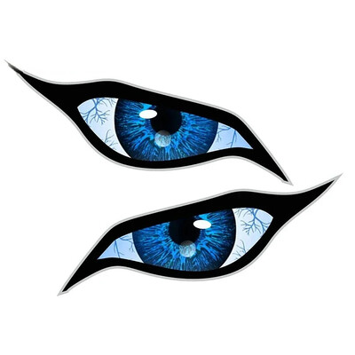 Naljepnice za automobile za zle žute oči RV motocikle Okluzija Ogrebotine Vodootporno vjetrobransko staklo VAN Anime naljepnice VINILNE NALJEPNICE Proizvodi