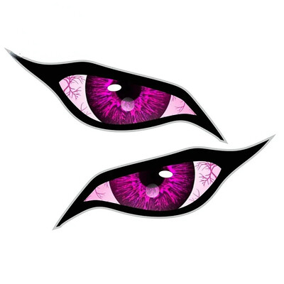 Naljepnice za automobile za zle žute oči RV motocikle Okluzija Ogrebotine Vodootporno vjetrobransko staklo VAN Anime naljepnice VINILNE NALJEPNICE Proizvodi