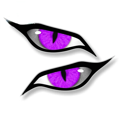 Naljepnice za automobile za zle žute oči RV motocikle Okluzija Ogrebotine Vodootporno vjetrobransko staklo VAN Anime naljepnice VINILNE NALJEPNICE Proizvodi