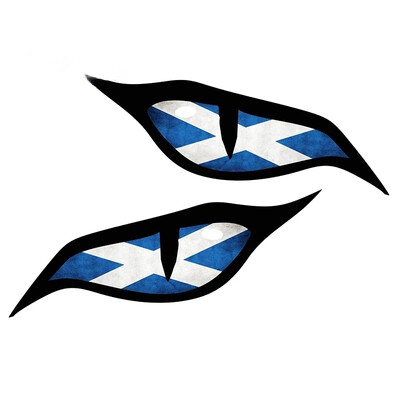 Naljepnice za automobile za zle žute oči RV motocikle Okluzija Ogrebotine Vodootporno vjetrobransko staklo VAN Anime naljepnice VINILNE NALJEPNICE Proizvodi